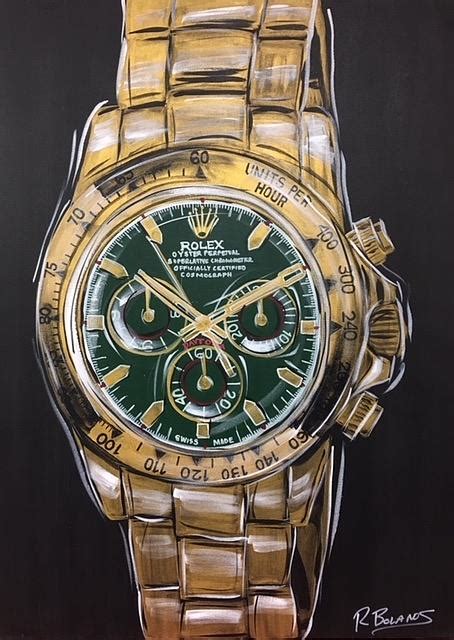 rolex watch paintings